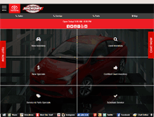 Tablet Screenshot of hickorytoyota.com